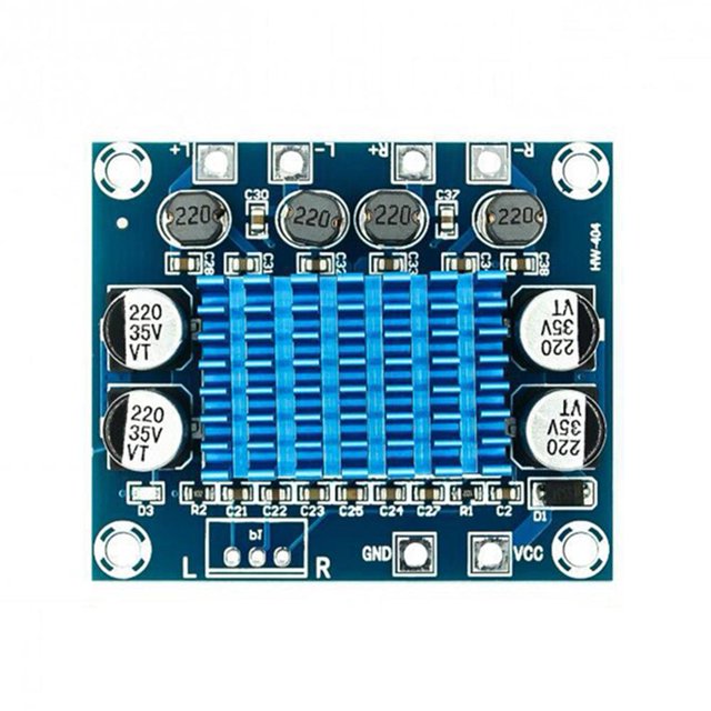 Placa amplificadora HD 100db Snr Mp3 módulo amplificador 30w + 30w protección contra sobretensiones