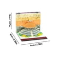 Agiufgs 3D Three-Dimensional Notepad 6x6x1.97, Realistic Paper ...