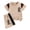 Beige, variant on Karoyedx Toddler Boy Summer Clothes Toddler Baby Boy Clothes Summer Short Sleeve T Shirt and Shorts Cute Infant Baby Boy Outfits Clothing Set Khaki Size,12-18 Montns