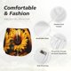 thumbnail image 4 of Balery Vibrant Sunflower Blooms Pantalones cortos deportivos para mujer con forro y dos bolsillos, elásticos, para entrenamiento, gimnasio, yoga-Large, 4 of 7