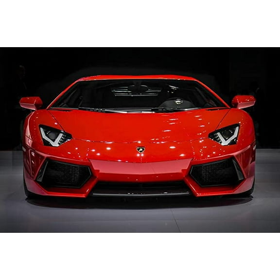 Iconic Arts Lamborghini Aventador 36" x 24" Poster