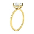 thumbnail image 2 of Cora Jewellery 1.5CT Round Moissanite Enagagement Ring , 14K Yellow Gold, 10.5 US, 2 of 7