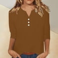 thumbnail image 2 of Women's Viscose Sleep T-Shirt V-Neck Pajamas Top, 2 of 6