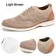 thumbnail image 1 of Zapatos Casuales Negocios Con Cordones para Hombres Ligeros Antideslizantes Suela Suave Zapatos Formales Zapatos Punto Suela Ancha (marrón 44), 1 of 9