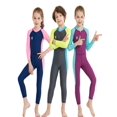 thumbnail image 2 of Luxsea Summer Kids Diving Snorkeling Suits Children Full Body Wetsuit Swimsuit One-Piece Long Sleeves UV Protection Swimwear Outfit For Surfing Snorkeling Swimming, 2 of 7