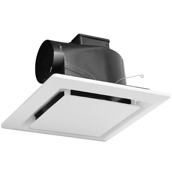 Roodike Bathroom Exhaust Fan for Ceiling Mount, Household Bath Vent Ventilation Fans with 1.0 Sones Quiet Operation, 110 CFM with 4" Duct Collar, 26W Low Consumption (housing size 9.2"x9.2")