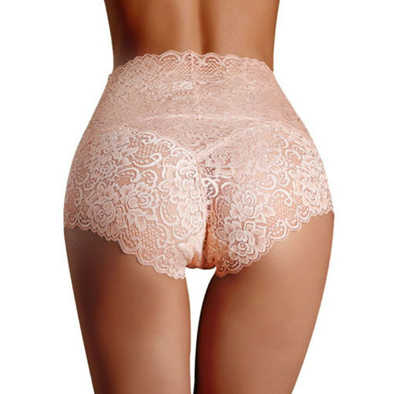Karuedoo Women Lace Underwear High Waist Tummy Control Soft
