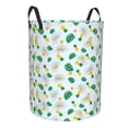 thumbnail image 2 of Xecao Pineapple Print Laundry Hamper Basket,designed for Blanket Storage and Nursery Clothes in the Bedroom, 2 of 8