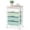 Green, variant on Rolling Storage Cart with 4 Drawers, KK KINGRACK Drawer Cart with Wooden Tabletop for Craft Office School Storage, White