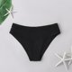 thumbnail image 4 of Gibobby Pantalones cortos de natación Mujeres Ladies Bikini Swim Bikini Short Plain Boy Short Shorts Swimwears Swimwears Tankinis Set(Negro,G), 4 of 5