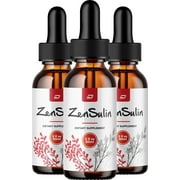ZenSulin Liquid Drops – Zen Sulin Natural Blend Healthy Organic Support, 3 Pack, 3 Month Supply