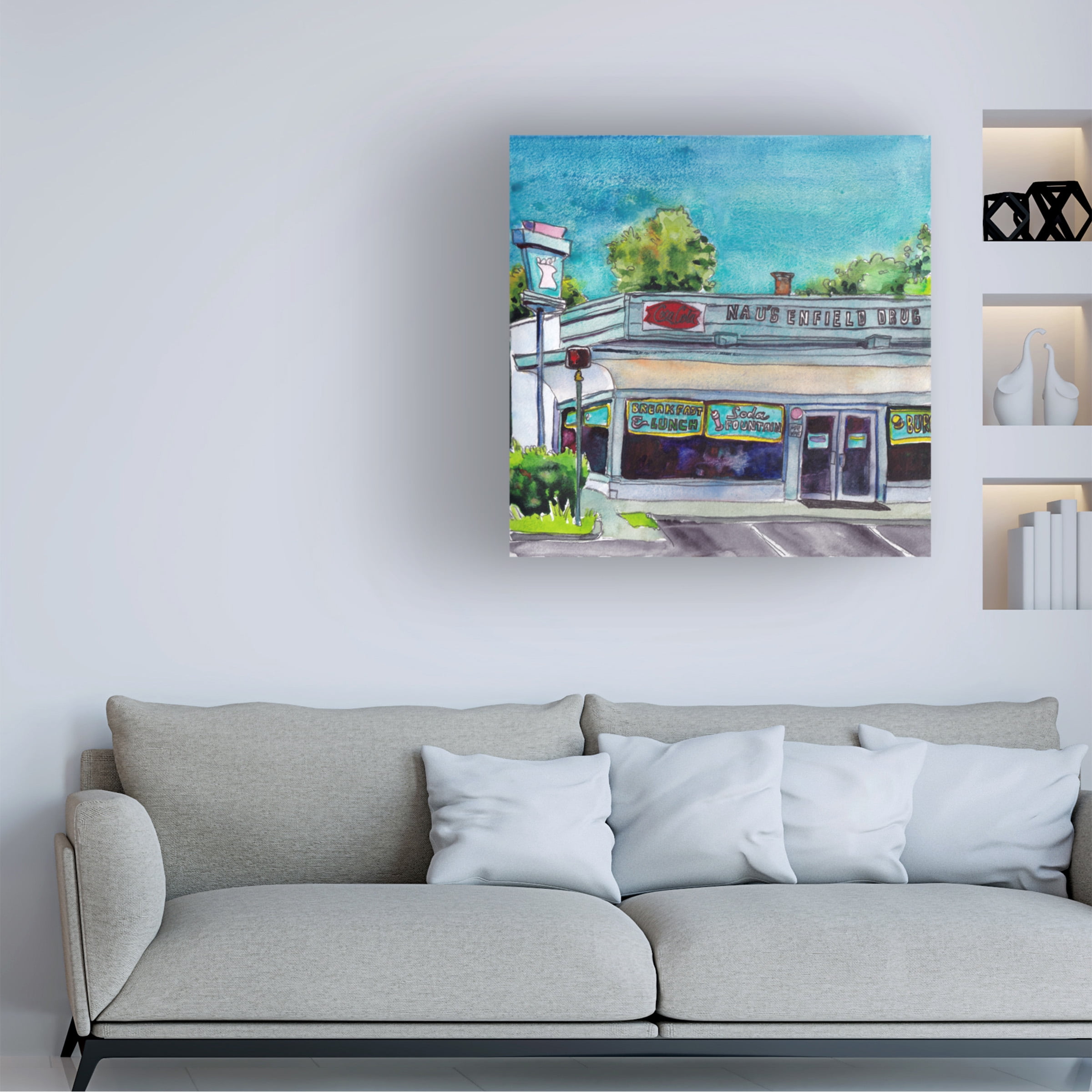 Paul McCreery 'Urban Study I' Canvas Art
