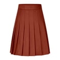 thumbnail image 5 of jiaxiM School Uniform Skirts for Girls Adjustable Waist Pleated Knee Length Skorts Flowy Swing Skirt Girl Dresses, 5 of 5