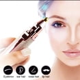 thumbnail image 3 of Eyebrow Trimmer Rechargeable, 2 in 1 Electric Eyebrow Hair Shaver Painless Lip Nose Facial Hair Remover Multifunctional Eyebrow Razor with Built-in Light, 3 of 9