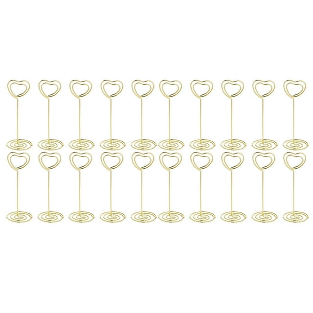 Miangastore 20Pcs Decorative Card Clips Multi-function Memo Holders Convenient Picture Holders