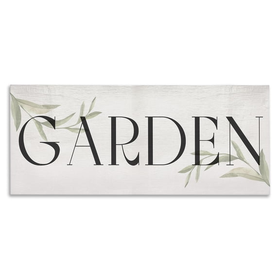 Stupell Industries Farmhouse Garden with Plant Sprigs Canvas Art, 24 x 10, by Lil' Rue