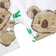 thumbnail image 3 of AMERTEER Infant Baby Girls Boy Short Sleeve Cartoon Print Rompers Kids Bodysuit Jumpsuit Newborn Clothes, 3 of 11