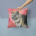 thumbnail image 2 of Carolines Treasures BB9756PW1414 American Akita Love Fabric Decorative Pillow  14Hx14W multicolor, 2 of 4