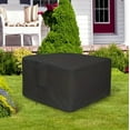 thumbnail image 2 of Housse Carrée Solide Résistante aux Déchirures et Imperméable pour Foyer Extérieur, Revêtement PU Résistant à la Décoloration 32 ”L * 32” L * 24 ”H Noir, 2 of 5