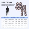 thumbnail image 2 of Mens Pajamas Set, Elegant Cute Corgi Dog Funny Button Down Long Sleeve Loungewear Sleepwear Pjs sets for Men, 2 of 5