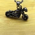 thumbnail image 4 of Collar de Acero inoxidable Zulema con Colgante de motocicleta joyería fresca para hombre, 4 of 8