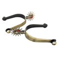 thumbnail image 2 of 1 Pair Horse Riding Spur Equestrian Long Head Gear Zinc Alloy Western, 2 of 9