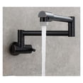 thumbnail image 2 of Brass Pot Filler Faucet 360 Rotatable Folding Lengthened Folding Tap Wall Mount Kitchen Faucet Unique Cold Water Tap ,Easy to Install, 2 of 7