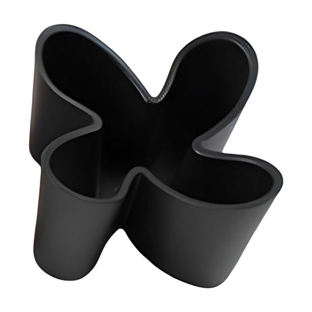 Organizador de escritorio, caja de almacenamiento, organizador de papelería multifuncional, portalápices Negro