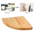 thumbnail image 3 of Tineasur Corner Wooden Shelf Oak Wall Mounted Storage Organizer for Home Decor and Space Saving 1 Set, 3 of 6