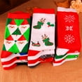 thumbnail image 4 of 10Pcs Christmas Socks with Cartoon Pattern, Warm Winter Accessory Christmas Gift Socks for Women and Men, 4 of 6