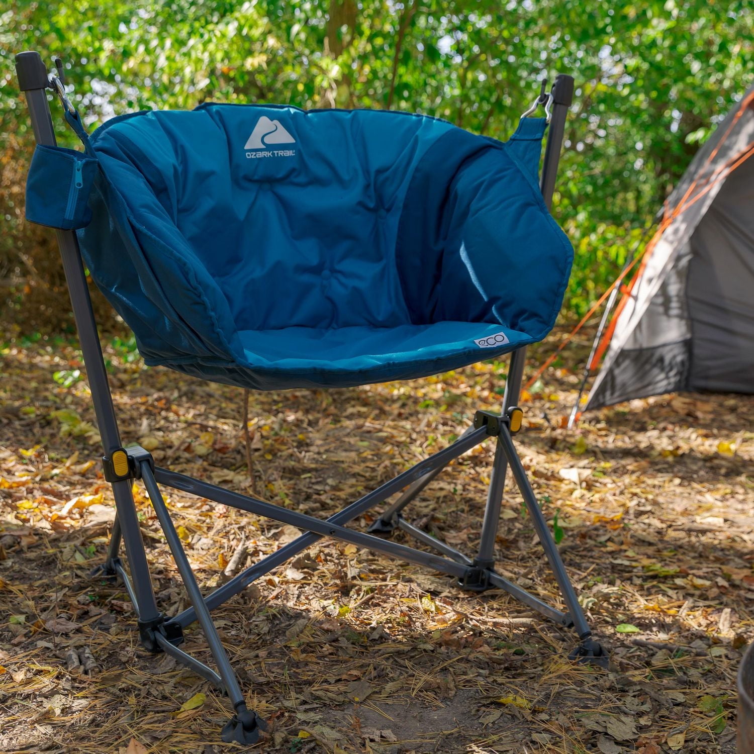 Ozark Trail Deluxe Hammock Chair, Blue, Polyester