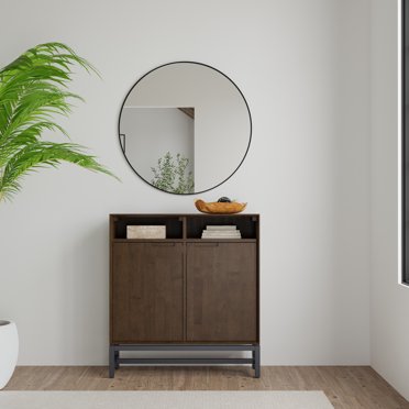 Simpli Home Harper Solid Hardwood 48 inch Wide Mid Century Modern ...