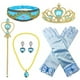 thumbnail image 2 of 6pcs princesa jazmín disfraz vestir accesorios para niñas princesa árabe jazmín cosplay di Yosbabe Yosbabe, 2 of 2