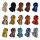 thumbnail image 2 of Bufandas clásicas de pañuelo de Color liso para mujer y niña, Hijab grueso de invierno, a prueba de viento, bufandas de pañuelos para la cabeza musulmanes Fivean unisex, 2 of 2