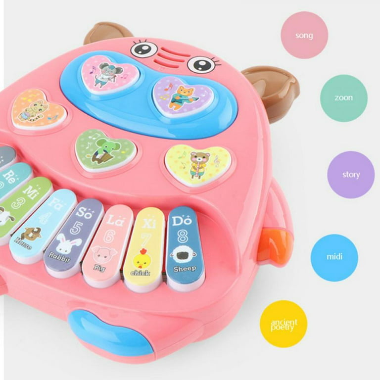 KiddoLab Baby Piano with DJ Mixer: Musical Toy for Toddlers 12