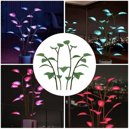 

Banghong Home Room Decor Home Improvement The Magical LED Houseplant Artificial Plants For Home Indoor Light