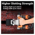 thumbnail image 3 of 5200W Electric Wall Chaser Groove Slotting Machine Brick Wall Cutting Machine Steel Concrete Cutter Circular Saw Power Tool ,Easy to Use, 3 of 6