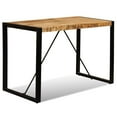thumbnail image 3 of vidaXL Dining Table Solid Rough Mango Wood 47.2", 3 of 12