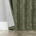 thumbnail image 6 of Sun Zero Isidora Velvet Magnetic Closure 100% Blackout Grommet Curtain Panel, 40"W x 96"L, Olive Green, 6 of 10