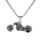 thumbnail image 1 of WORGEOUS Collar de motocicleta de hip-hop masculino de moda de cadena de cuello de acero inoxidable creativo de 1 pieza, 1 of 8