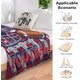 thumbnail image 5 of LHSHID American Football Plush Fleece Bed Blanket Lightweight Comfy Reversible Flannel Blanket Ultra Soft Warm Blanket Throw American Football Lover Gift 60x80in, 5 of 6