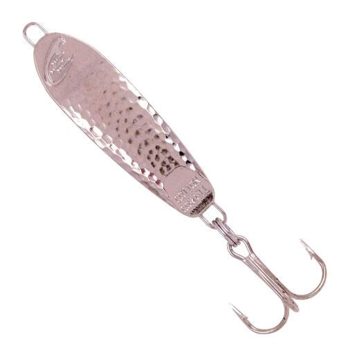 (2 pack) Cotton Cordell Spoon Sinker Chrome 2 1/8" 1/2 oz.