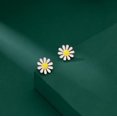thumbnail image 2 of 925 Sterling Silver Daisy Flower Stud Earrings for Women Teens White Flower Stud Earrings Summer Spring Earrings, 2 of 10