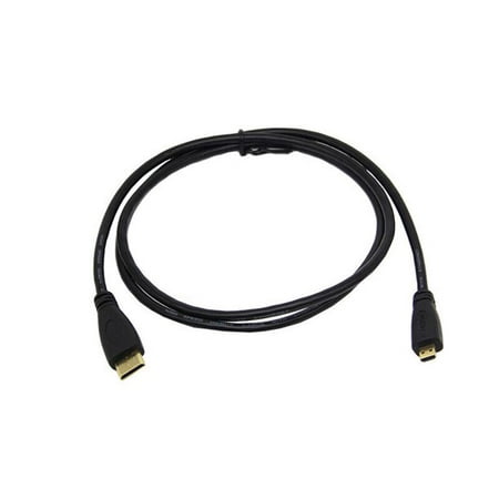Kircuit 6FT 1080P Micro HDMI A/V HD TV Video Cable for Nikon Coolpix S5200 S33 Camera