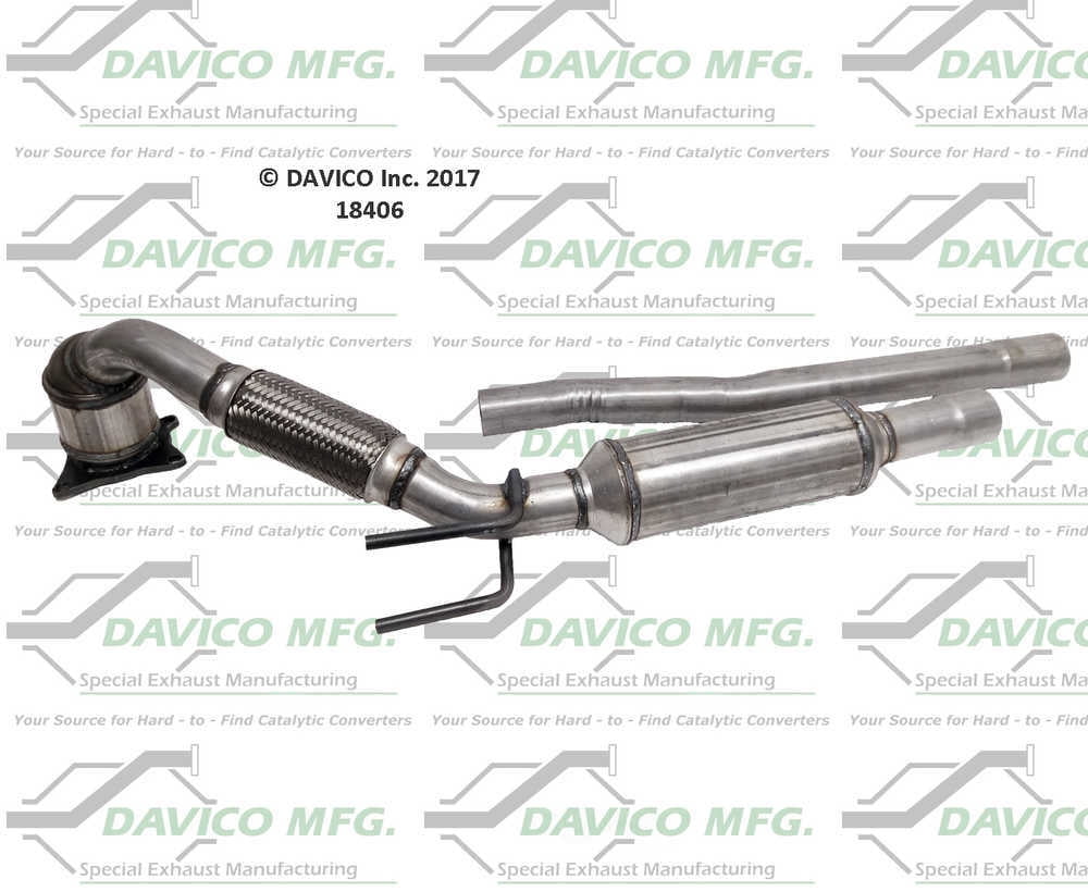 Davico Mfg 18406 Direct-Fit Catalytic Converter