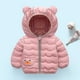thumbnail image 2 of Moda dibujos animados niños niñas abrigo acolchado chaqueta de invierno ropa abajo chaqueta de algodón, 2 of 3