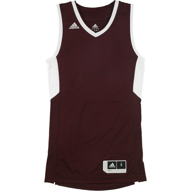 adidas Team Jersey Camiseta sin mangas para hombre, rojo, mediano