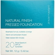 Colorescience Natural Finish Pressed Foundation SPF 20 - Medium Sunlight, 0.42 oz
