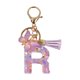 thumbnail image 2 of Llavero con letra inicial, adorable llavero para bolso, color brillante R, 2 of 9