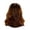 B, variant on Qliuoazw European And Men's Chemical Fiber Machine-made Wig Shawl Shoulder-length Men's Broken Hair Brown Wig
